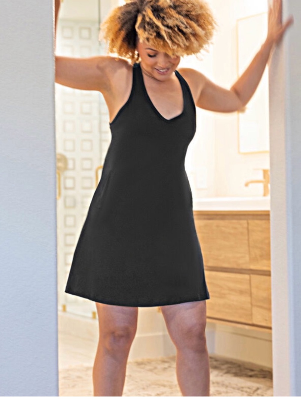 Pop Fit Nightgown with Pockets